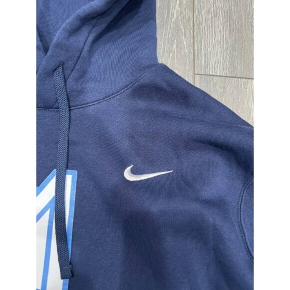 NIKE Baseball Y2K men Fleece Hoodie Navy XL A004464 - Picture 3 of 7
